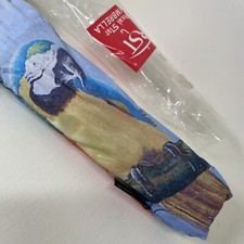RTS Real Star Umbrella Beautiful Natural Parrot Theme. NWT