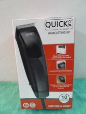 NEW Wahl Quick Cut Haircutting 10 pc Kit - Black