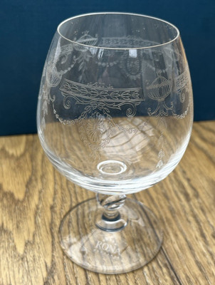 6 Rona Kristall geätzte Schnaps Gläser/Schnapsgläser im Katharinenmuster