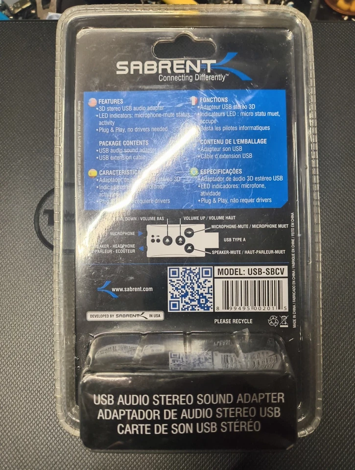 Sabrent USB Audio Stereo 2.0 - Image 2 of 2