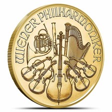 2026 1 oz Austrian Gold Philharmonic Coin (BU) 4872.42 per troy oz