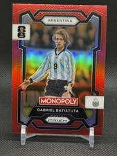 2026 Panini Prizm Monopoly FIFA World Cup #4 Gabriel Batistuta Red Prizms
