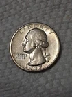 1937 D Washington Silver Quarter In EF AU Condition In My Opinion. #614