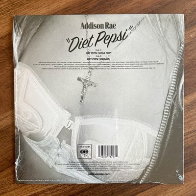 Addison Rae Diet Pepsi サイン入りレコード SIGNED Addison Rae Diet Pepsi 7