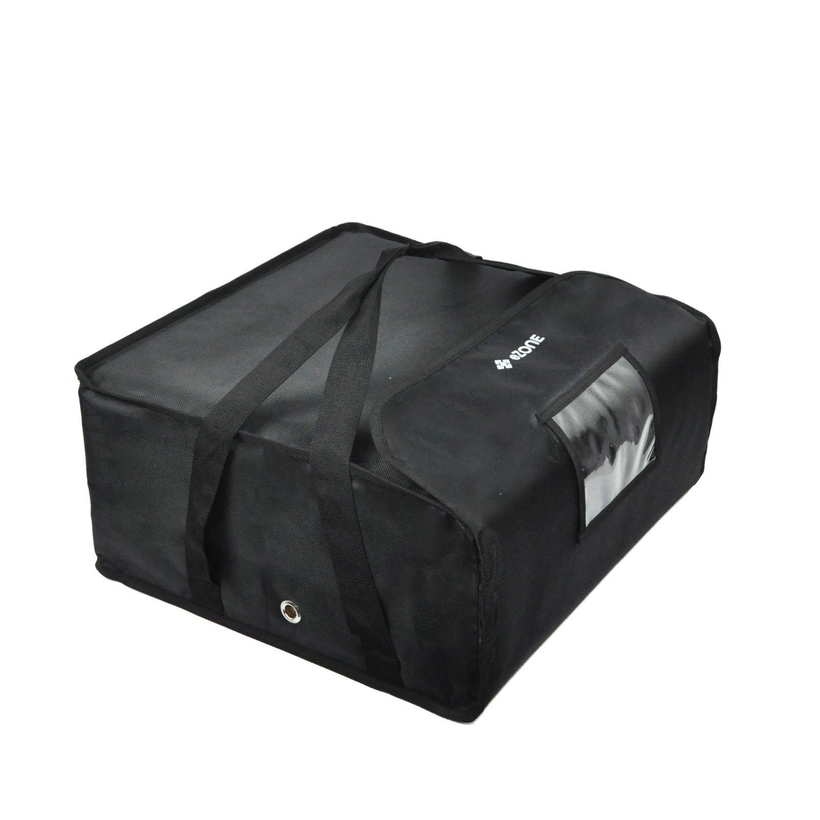 Heavy Duty Pizza Delivery Bag 4x16” Box Fully Insulated Waterproof Takeaway BLK