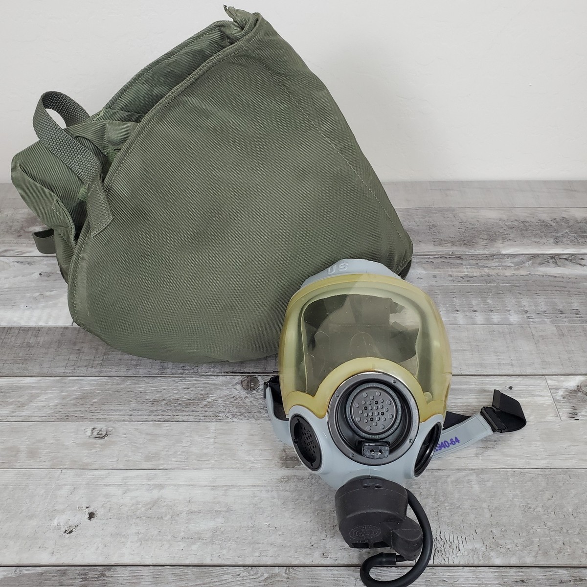 USGI Air Force Military Gas Mask MCU-2/P Size Small w/ Bag | eBay