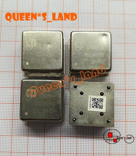 10 pcs× CTI OSC5A2B02 10MHz 5V 26*26*13 Square Wave OCXO Crystal Oscillator