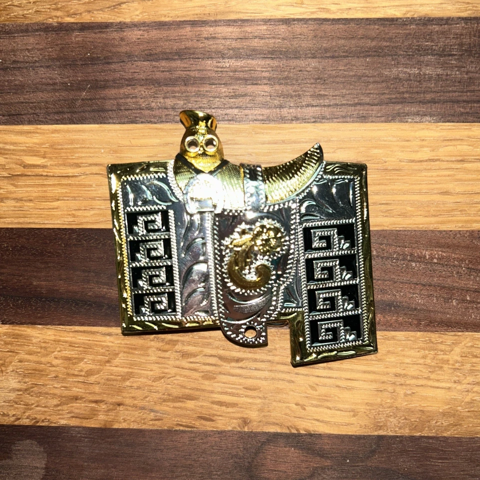 Бычий ремень пряжка OX новый мужчин женщин Western ковбой Cowgirl родео золото серебро металл - Изображение 2 из 4