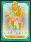 2025 Panini Phoenix Football Green Hyper T.J. Watt #27