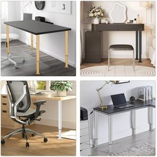 71-130cm Tischbeine Schreibtischbeine Teleskopbein Höhenverstellbar Tischfüße