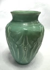 Rookwood Pottery MOTH or BUTTERFLY Vase 5" XLIV 1944 #6510 Turquoise Green