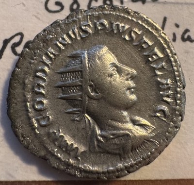 Roman Empire Gordian III Silver Antoninianus AD 238-244