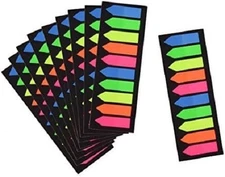 2000 Count Neon Color Tape Flag, Page Markers,Index Tab Flags,Sticker Note, Fluo