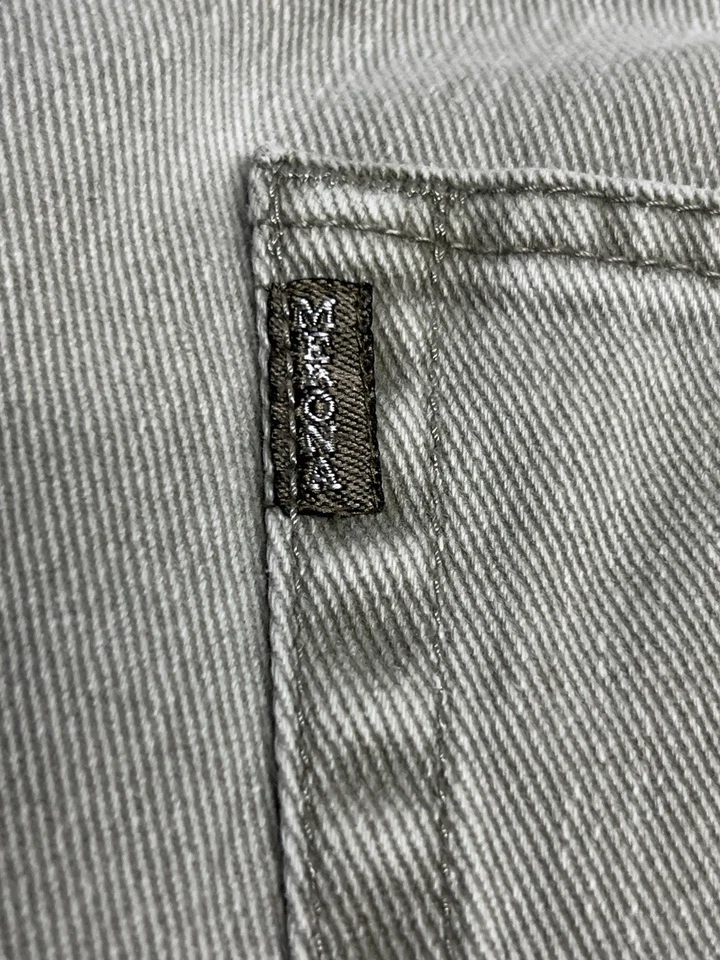 Pantalones cortos de mezclilla vintage para hombre gris lavado claro Merona talla 36 papá jeans Y2K Foto 3 de 4