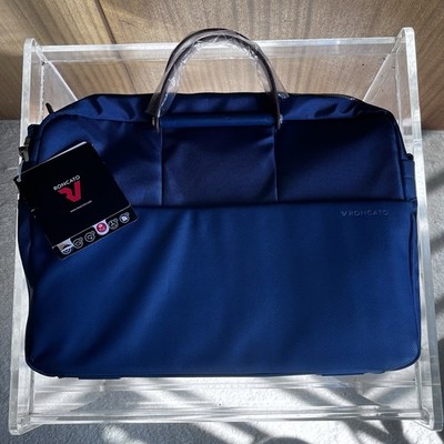 Roncato Aktentasche / Laptoptasche - Blau - 44x33x9 cm - Neu mit Etikett - Ex-Display