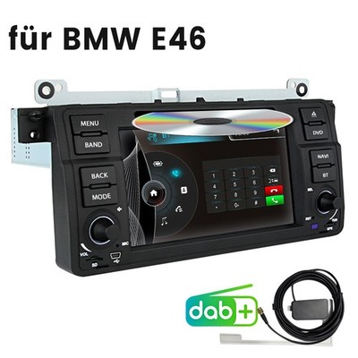 7'' Autoradio CD DVD DAB+ Für BMW 3er E46 M3 Rover 75 MGZT GPS Nav WIFI BT SWC