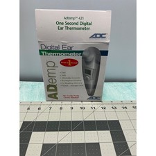 ADC Adtemp 421 Digital Ear Thermometer One Second Infrared Tympanic White NEW