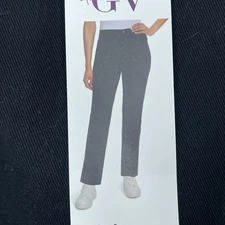 Gloria Vanderbilt Women's Size 4 Slimming Jean Black e0017