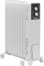 Dimplex 2KW Oil-Free Column Radiator, White – Adjustable Thermostat & 3 Heat... 
