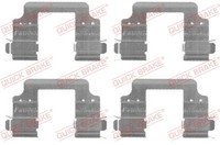 1X Quick Brake 109-1728 ZubehöRsatz Scheibenbremsbelag FüR Land Rover