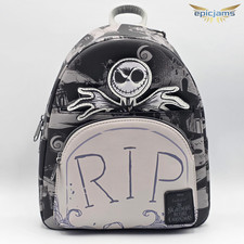 Loungefly Disney The Nightmare Before Christmas Jack RIP Mini Backpack New