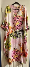 Fabulous Natori Waterspring Caftan Dress Lounger Size XL