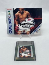 Nintendo Gameboy Color GBC Knockout Kings Cartridge & Manual