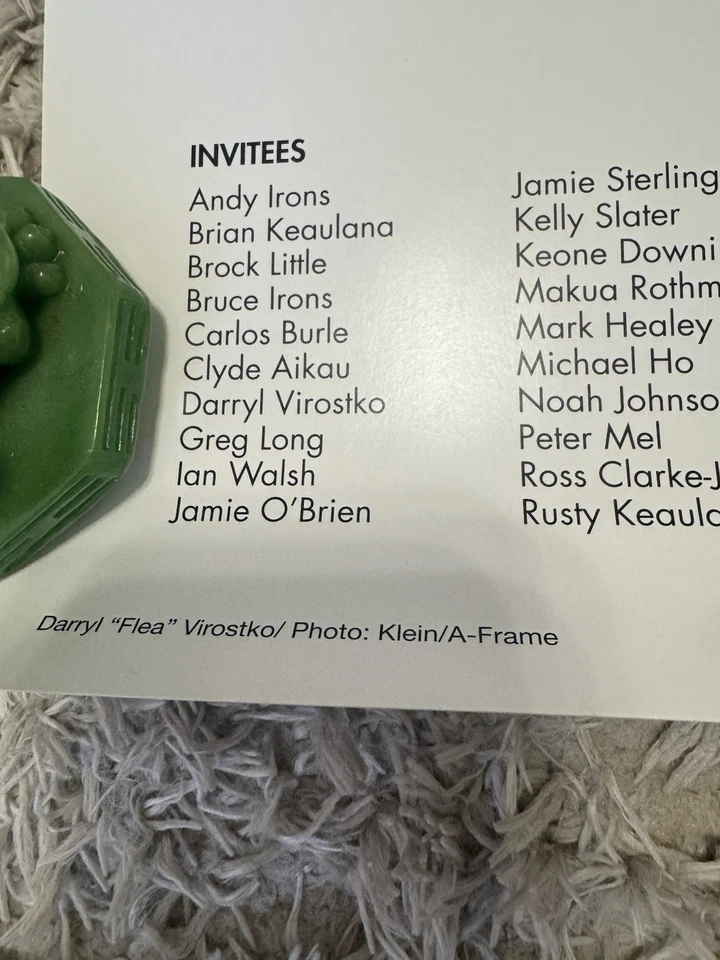 Póster del concurso de surf 2008/2009 Eddie Aikau Waimea Hawaii Big Wave Quiksilver Foto 3 de 4