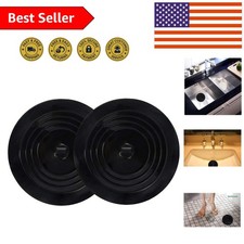 Elegant Silicone Tub Stopper 2-Pack - 6 Inch Size for Clean Drain Solutions