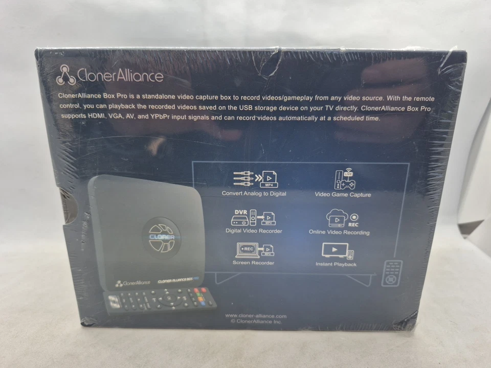 Cloneralliance Pro CA-998P 1080P Capture HDMI Video Capture Box - Image 4 of 4