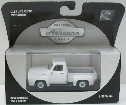 Camioneta pickup Ford F-100 1955 diecast 1:50 Athearn 90951 en blanco EX/caja | Condition: Used
