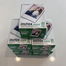 Fujifilm - Instax Mini film, FIVE 20 packs of film.        100 total