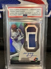 2024 Topps Dynasty - Autographed Patch Manny Machado #DAP-MM6 /10 (AU, MEM)