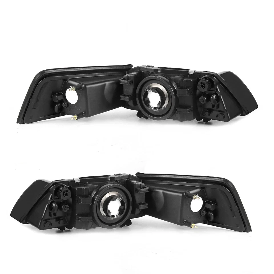 Pair Headlights Assembly Fit For Ford Mustang 1999-2004 Halogen Headlamps LH RH Foto 4 de 4