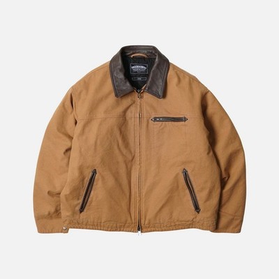 Frizmworks HEAVY CANVAS DESTROYED WORK JACKET - TAN/Men/S~XL