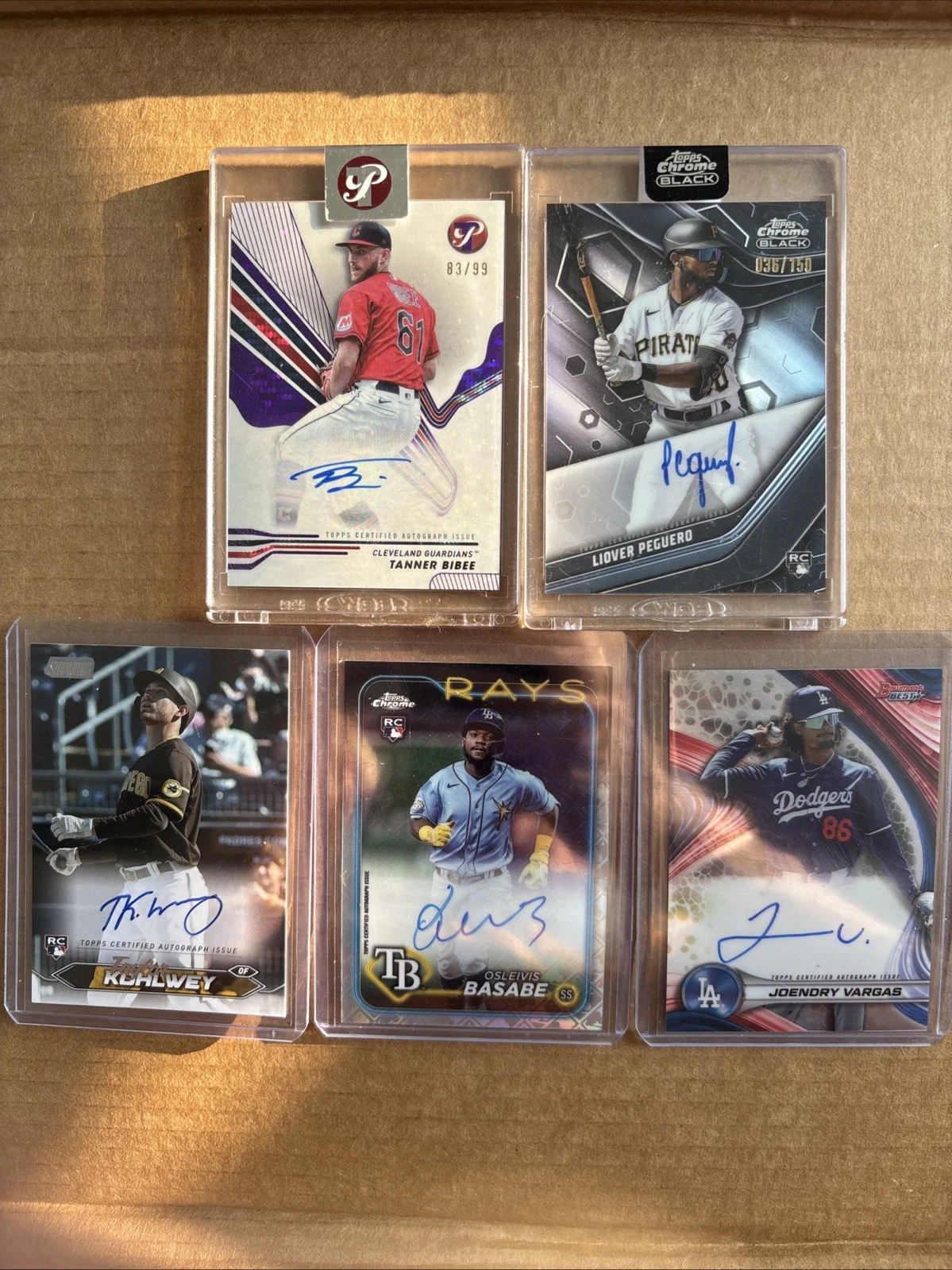 2024 Topps Pristine Pristine Autographs Tanner Bibee & More Autos With Purchase