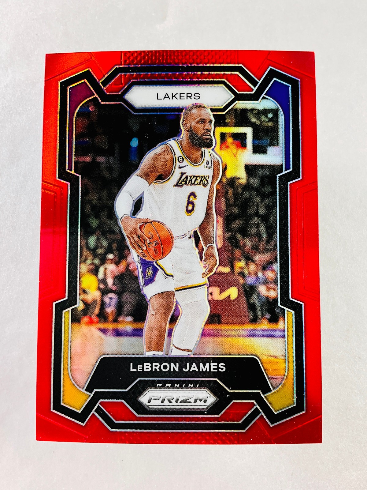 LeBron James 2023-24 Panini Prizm Red /299 #63