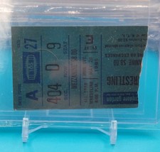   1985 WWF MADISON SQUARE GARDEN TICKET STUB ...