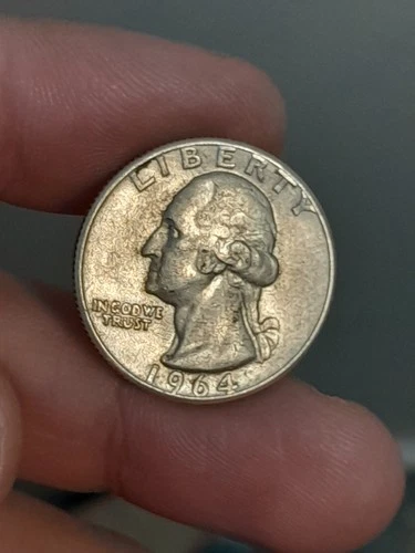 1964- P Washington Quarter 90% Silver #2