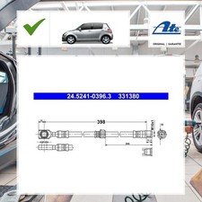 Bremsschlauch Vorne Ate für Opel Astra G Cc T98 1.6 (F08, F48)