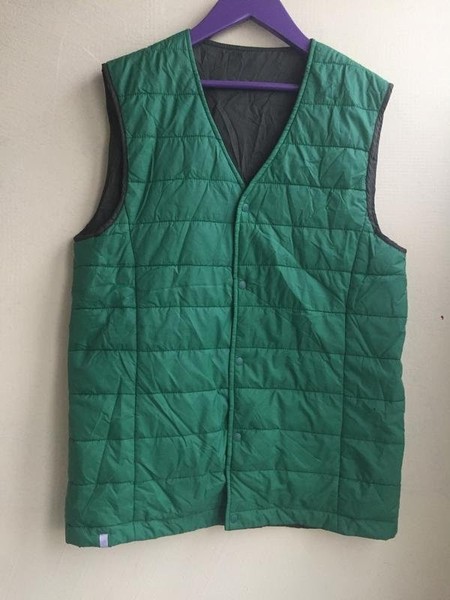 Women Minimum Vest Green Polyester 38 / M