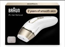 Braun Silk-expert Pro 5 IPL Hair Removal SensoAdapt White/Gold w Case