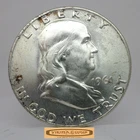 1961-D Franklin Half Dollar, 90% Silver, High Grade - #C59697NQ