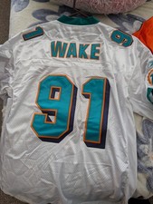 Miami Dolphins Cameron Wake #91 Reebok ON FIELD STITCHED Jersey Size 52