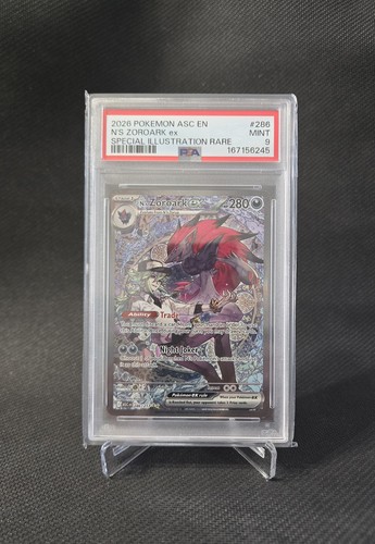 N's Zoroark ex graded PSA 9 for sale on eBay