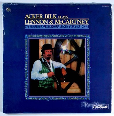 Acker Bilk - Plays Lennon and McCartney (1987) [SEALED] Vinyl LP   Paul & John