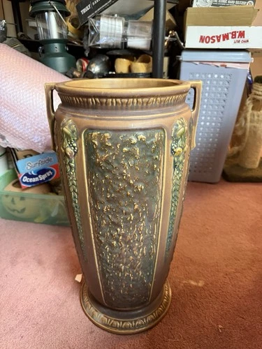 Roseville Florentine I Umbrella Holder Stand, Shape 763-20, Circa 1924