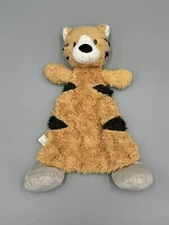 Demdaco Tobias Tiger Rattle Lovey Plush Baby Security Blanket