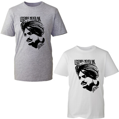 Legends Never Die Sidhu Moose Wala 1993-2022 T-Shirt Sänger Fans Unisex Tee Top
