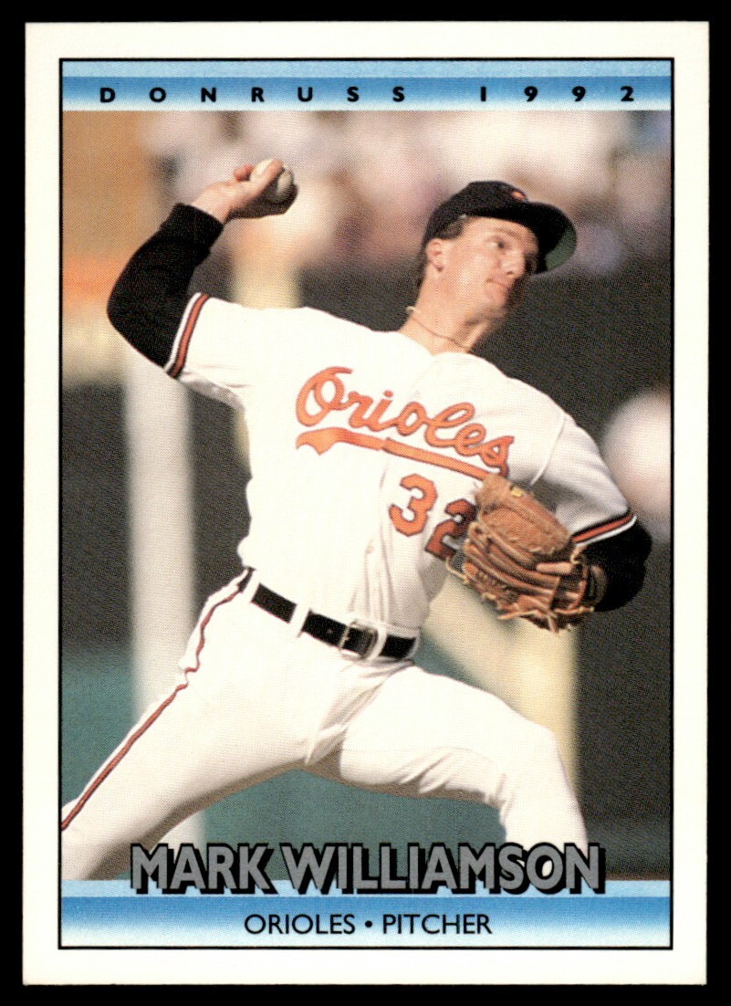 1992 Donruss #511 Mark Williamson Baltimore Orioles